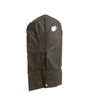 Klika - Housse pour vêtements noire fermeture éclair et fenêtre 60x160 20 pièces