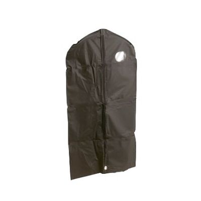 Klika - Housse pour vêtements noire fermeture éclair et fenêtre 60x160 20 pièces