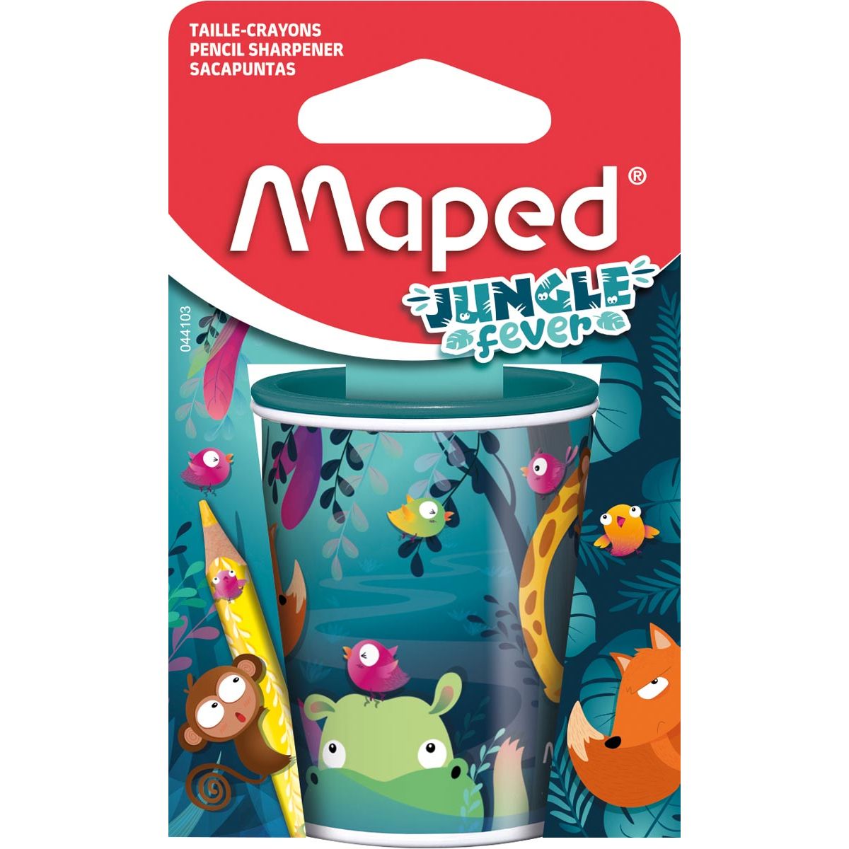 Maped - Taille-crayon 2 trous Jungle Fever