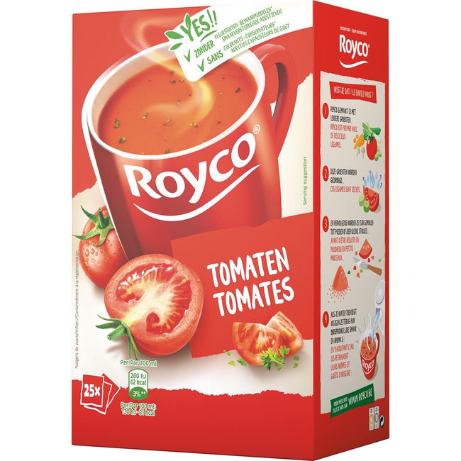 ROYCO - Minute Soup Classic Tomato, 25 sacs Suit