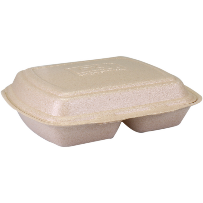 Klika - Bak | PP | 2-vaks | menubox | 240x205x70mm | beige | 50 stuks