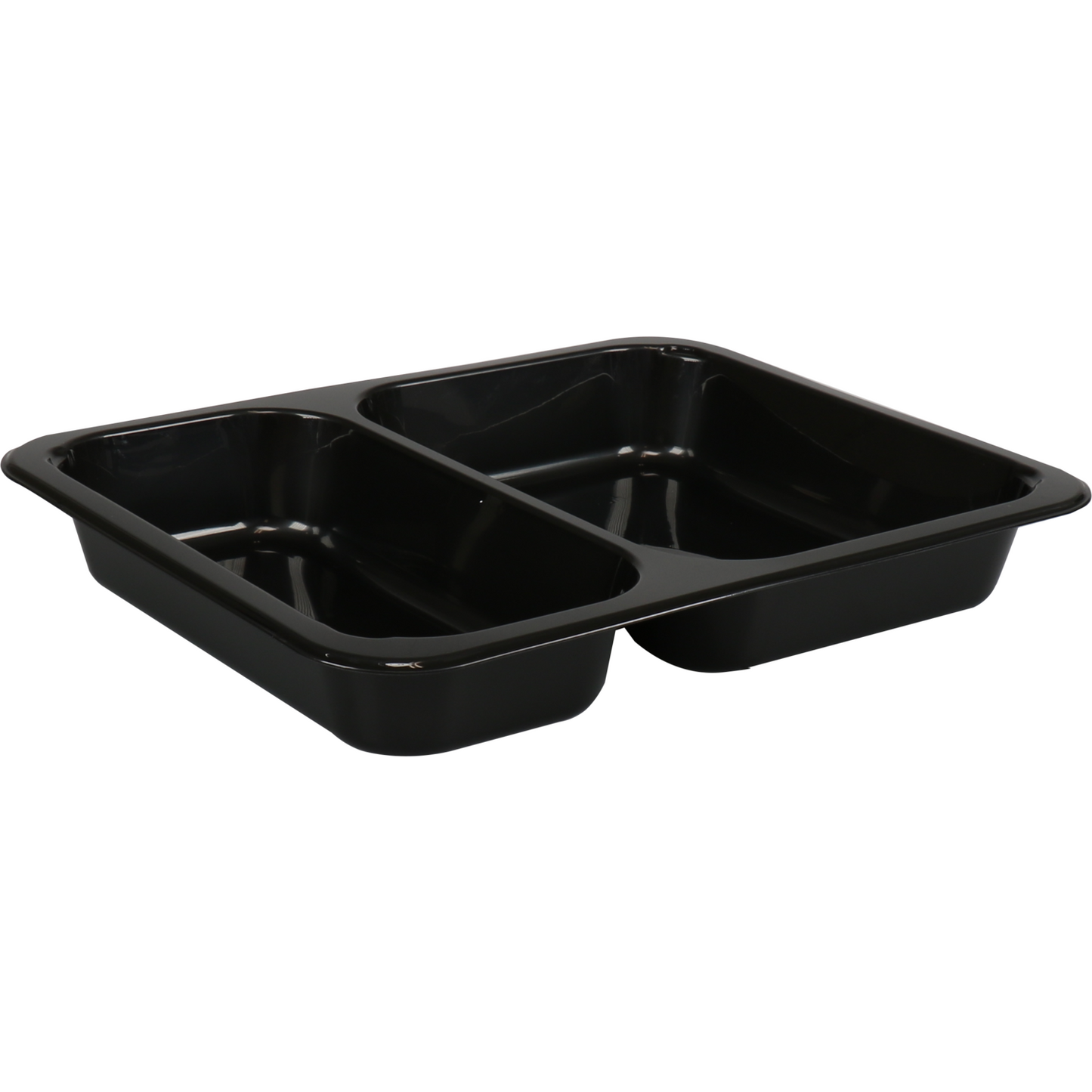 Klika -  Bak | PP | 2-vaks | menubak | 227x178x49mm | zwart | 500 stuks