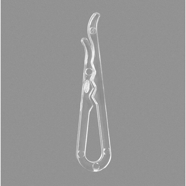 Klika -  Overhemdclip transparant 37x3.5mm 10.000