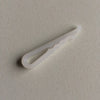 Klika -  Overhemdclip melkwit 37x3.5mm 10.000