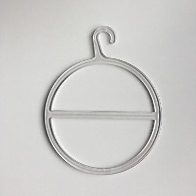 Klika - Porte-foulard transparent rond diamètre 100mm