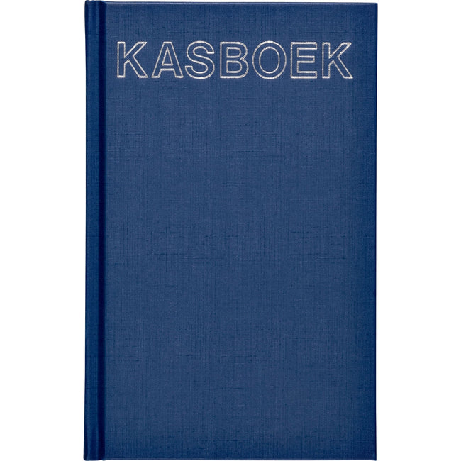 Office -  Kasboek 103x165mm 192blz 1 kolom blauw
