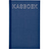 Office -  Kasboek 103x165mm 192blz 1 kolom blauw