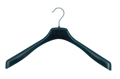 Klika - cintre 45 cm noir sans barre à pantalon 2 pièces
