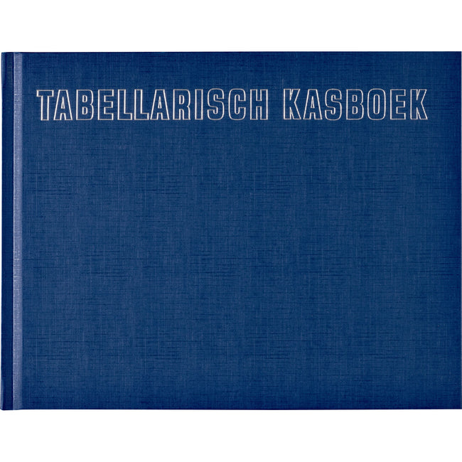 Office -  Kasboek tabellarisch 210x160mm 96blz 8 kolommen blauw | 10 stuks