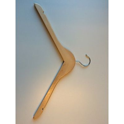 Klika - Houten hanger 44 cm zonder broeklat100 stuks