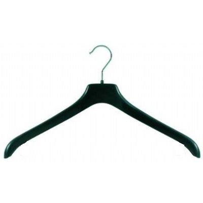 Klika - Kleiderbügel schwarz NF44 ohne Hosensteg 44cm 2 Stück