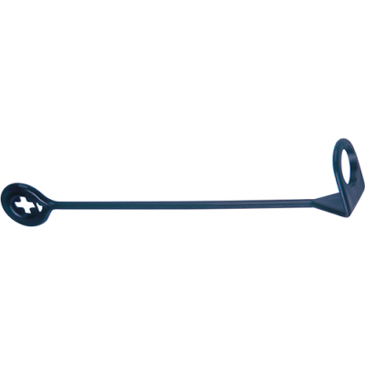 Klika - Pièce d'accouplement noire 10 cm par 100 pièces, 20 pièces