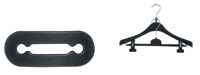 Klika -  Koppelstuk zwart 35mm vr 2 hangers 100st