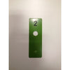 Klika - disque de chambre vert 40x120 mm NUMÉRO 2 40 pièces