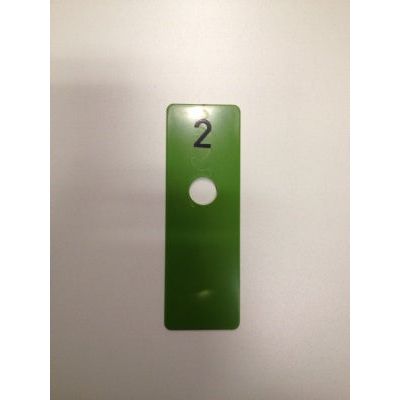 Klika - Kamerschijf groen 40x120 mm NUMMER 240 stuks