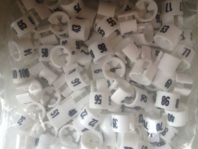 Klika - Collection série MINI blanc numéro 1-100