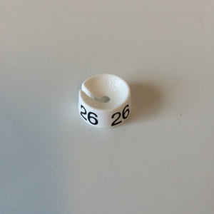 Klika -  MB wit/zwart 26 voor op kledinghanger