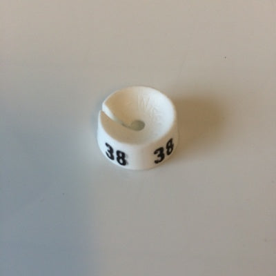 Klika - MB weiß/schwarz 38 für einen Kleiderbügel