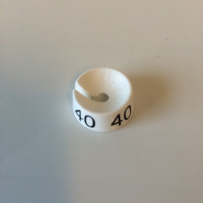 Klika - MB weiß/schwarz 40 für einen Kleiderbügel