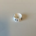 Klika -  MB wit/zwart 43 voor op kledinghanger