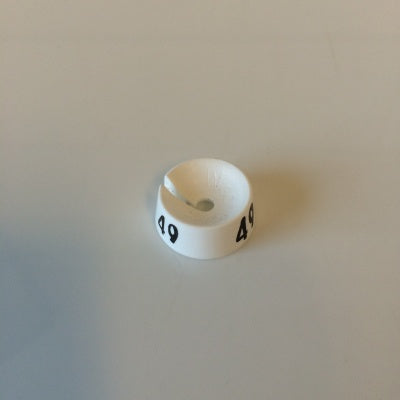 Klika - MB weiß/schwarz 49 für einen Kleiderbügel