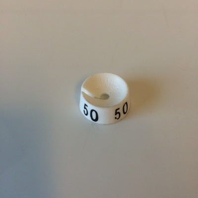 Klika -  MB wit/zwart 50 voor op kledinghanger