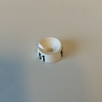 Klika - MB weiß/schwarz 51 für einen Kleiderbügel