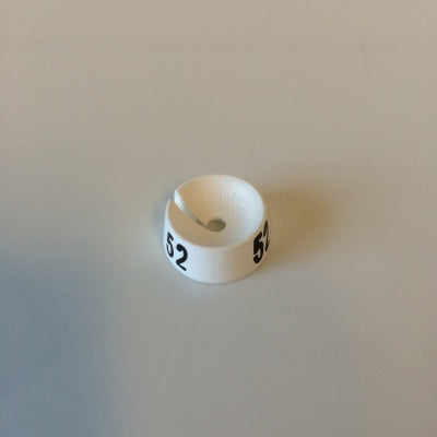 Klika -  MB wit/zwart 52 voor op kledinghanger