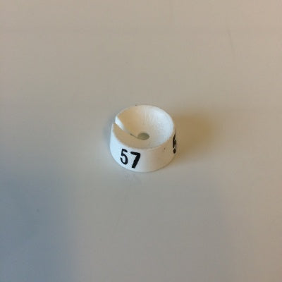 Klika -  MB wit/zwart 57 voor op kledinghanger