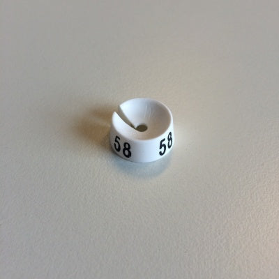 Klika -  MB wit/zwart 58 voor op kledinghanger