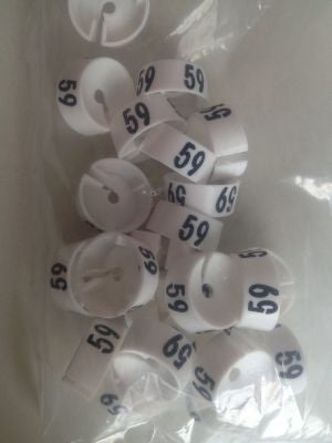 Klika - MB weiß/schwarz 59 für einen Kleiderbügel