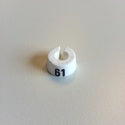 Klika -  MB wit/zwart 61 voor op kledinghanger