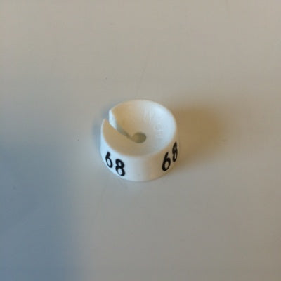 Klika -  MB wit/zwart 68 voor op kledinghanger