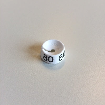 Klika - MB weiß/schwarz 80 für einen Kleiderbügel