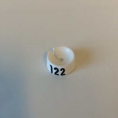 Klika - MB weiß/schwarz 122 für einen Kleiderbügel