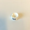 Klika -  MB wit/zwart 146 voor op kledinghanger