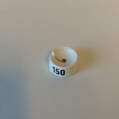 Klika -  MB wit/zwart 150 voor op kledinghanger