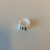Klika -  MB wit/zwart 172 voor op kledinghanger