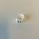 Klika -  MB wit/zwart 188 voor op kledinghanger