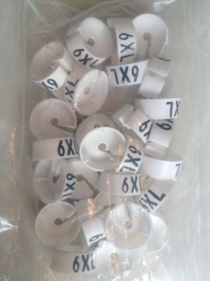 Klika -  MB wit/zwart 6XL voor op kledinghanger