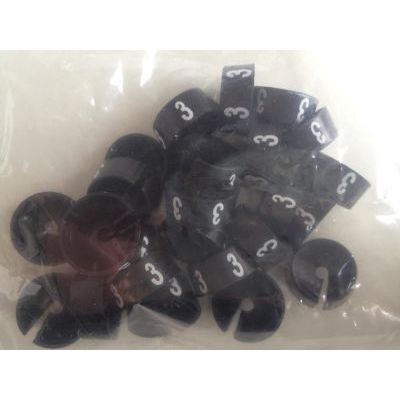Klika -  MB zwart/wit 3 voor op kledinghanger