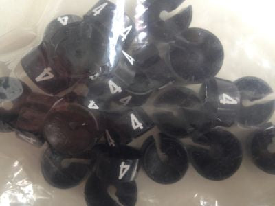 Klika - MB schwarz/weiß 4 für einen Kleiderbügel