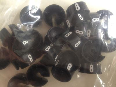 Klika - MB schwarz/weiß 8 für einen Kleiderbügel