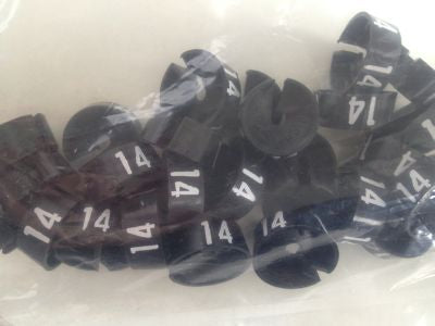 Klika - MB schwarz/weiß 14 für einen Kleiderbügel