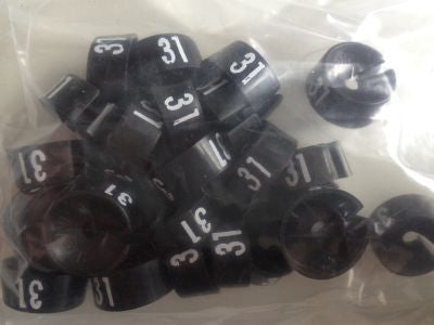 Klika - MB schwarz/weiß 31 für einen Kleiderbügel