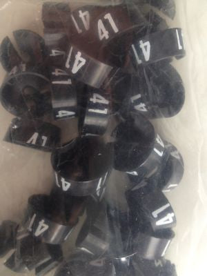 Klika - MB schwarz/weiß 41 für einen Kleiderbügel