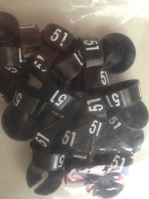 Klika -  MB zwart/wit 51 voor op kledinghanger