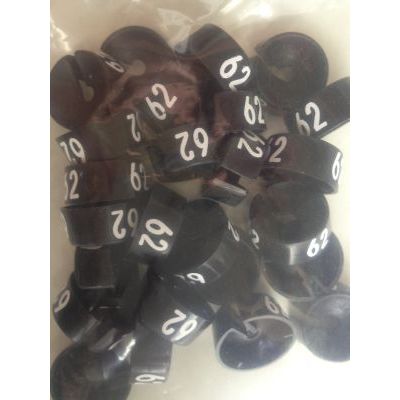 Klika -  MB zwart/wit 62 voor op kledinghanger
