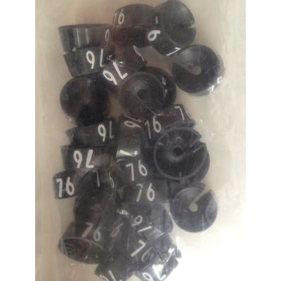 Klika -  MB zwart/wit 76 voor op kledinghanger