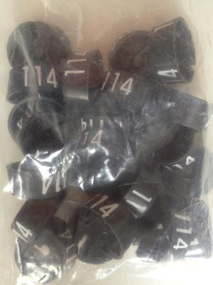 Klika -  MB zwart/wit 114 voor op kledinghanger